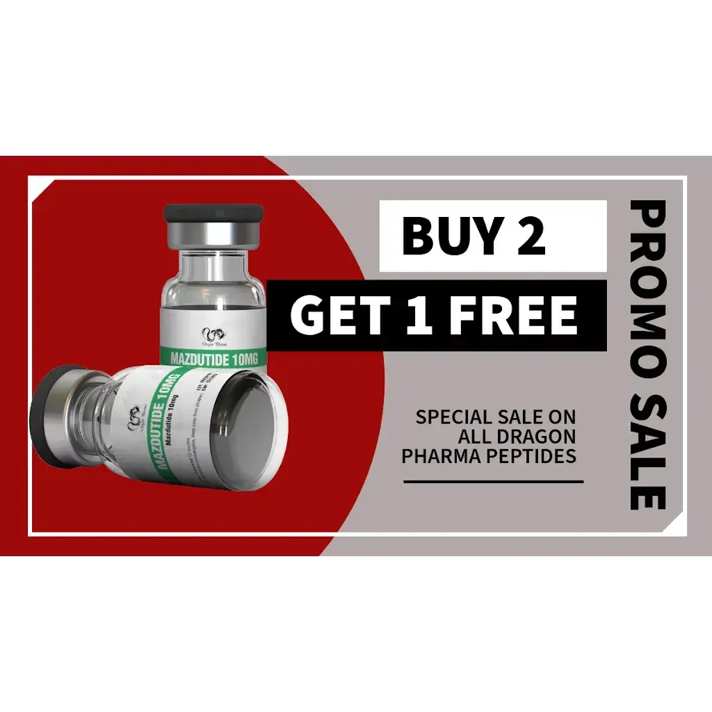 Dragon Pharma Peptides – Buy 2 Get 1 Free Dragon Pharma Peptides – Buy 2 Get 1 Free